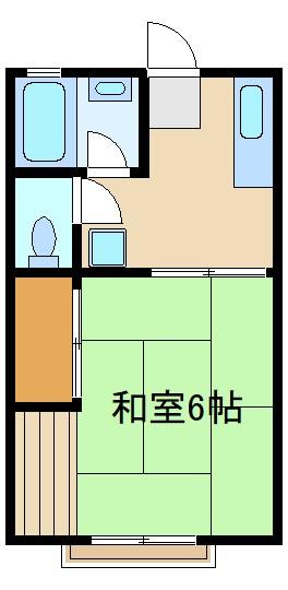 学園コーポの間取り写真