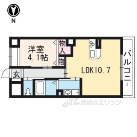 パラシオレイの間取り写真