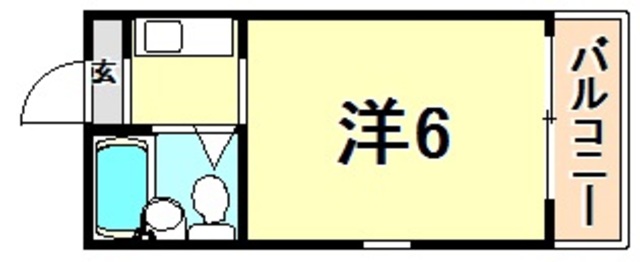 ダイドーメゾン御影2の間取り写真