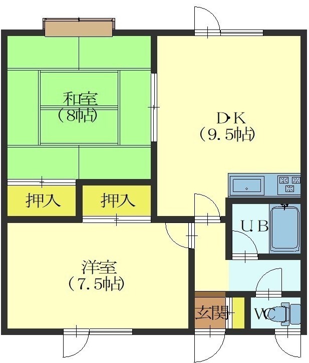 コーポ昴の間取り写真