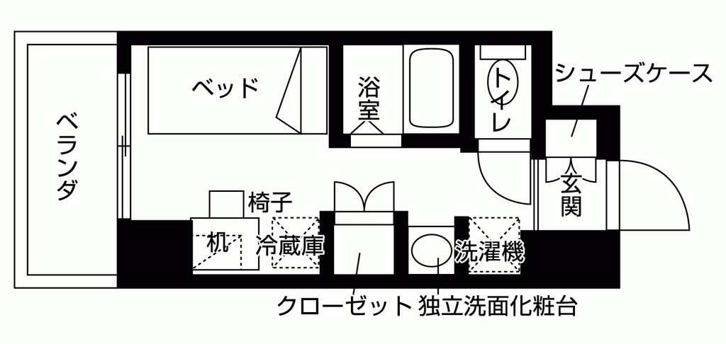 リビオセゾン早稲田の間取り写真