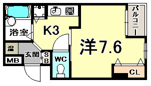 プレサンス神戸メリケンパーク前の間取り写真