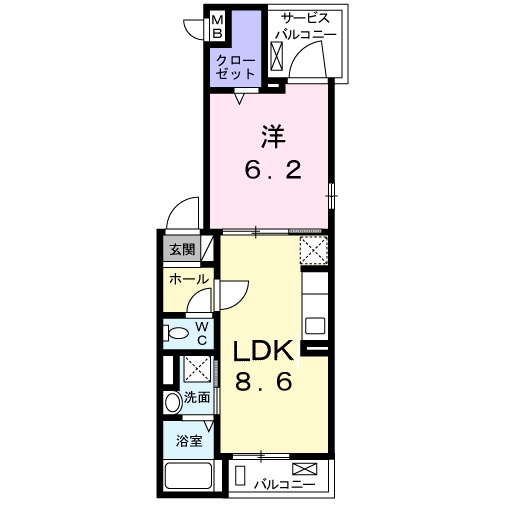 埼玉高速鉄道 鳩ケ谷駅 バス乗車時間：13分 最寄りバス停で下車 徒歩5分 3階建 築13年の間取り写真
