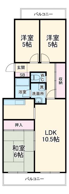 相武台グリーンパーク４－２の間取り