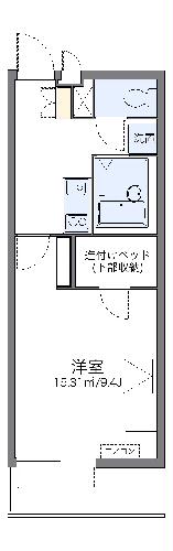 レオパレスエミールプラザの間取り