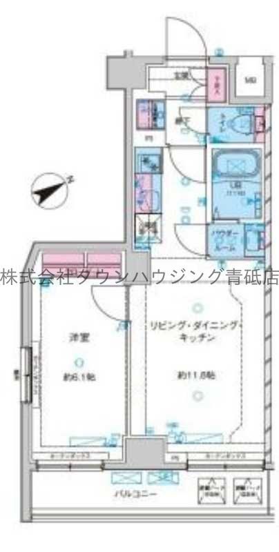 GENOVIA鐘ヶ淵の間取り