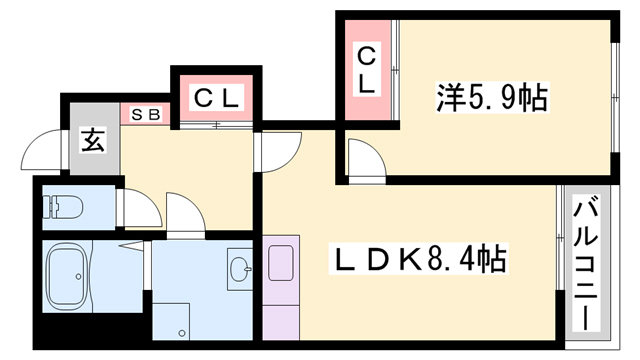 colline de　R・Ｉ・Ｚ　（コリーヌ　ドゥ　リズ）の間取り