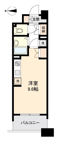 仙台市若林区清水小路のマンションの間取り