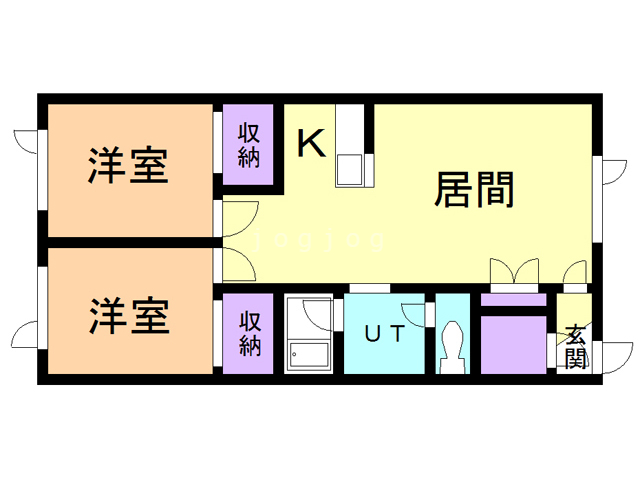 メイプルコートの間取り