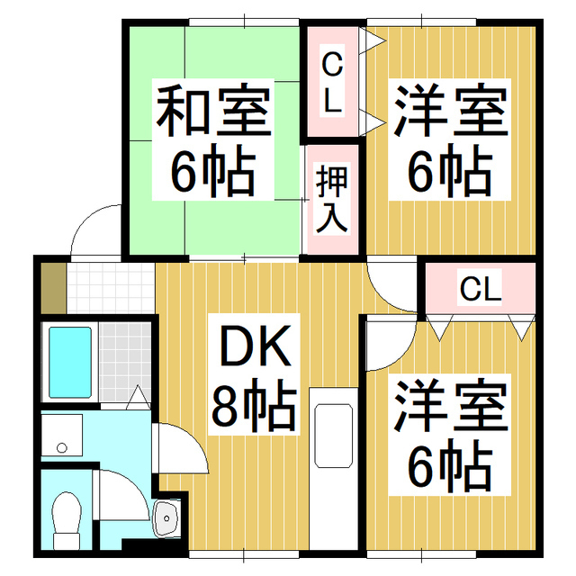 サンライズハイツの間取り