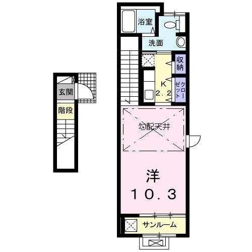 アシェイドサクラの間取り