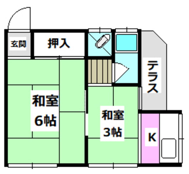 池沢文化住宅の間取り