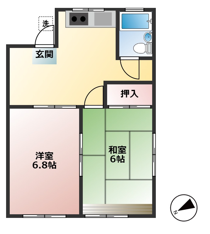 メゾン平の間取り