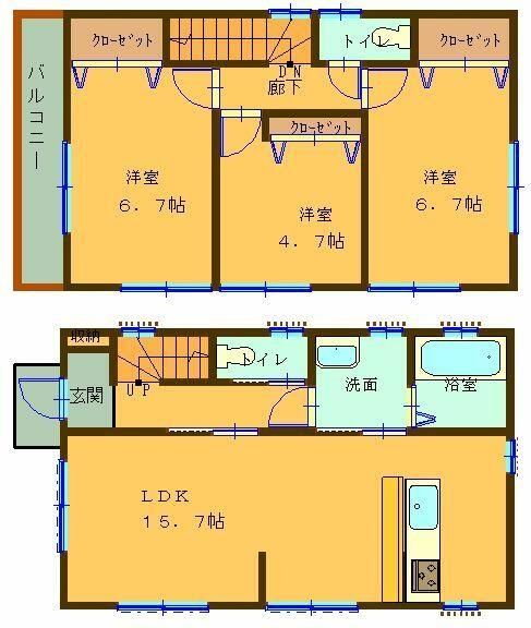 町田市忠生のその他の間取り