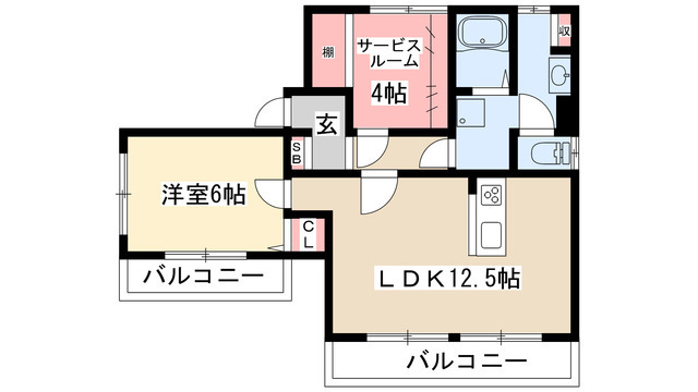 メゾン東山の間取り