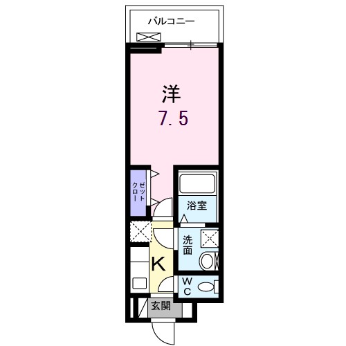 メゾン フォレスティエールIIの間取り