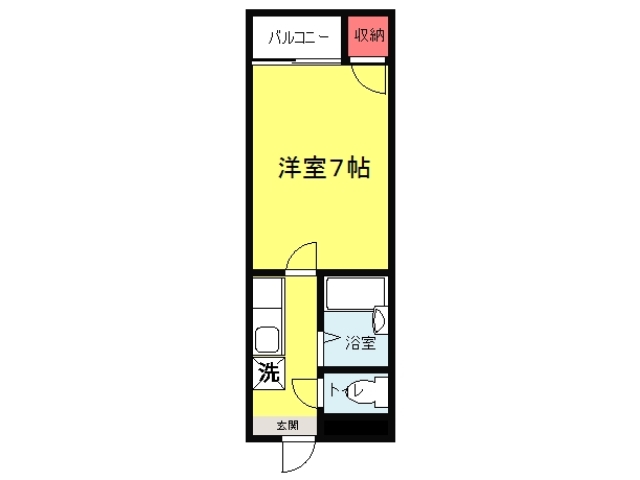 堺市堺区少林寺町東のマンションの間取り