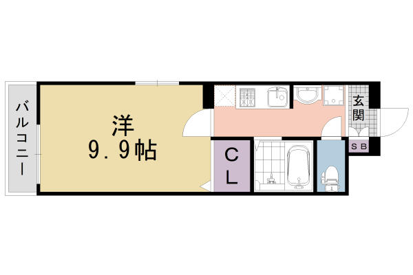 御所南１００の間取り