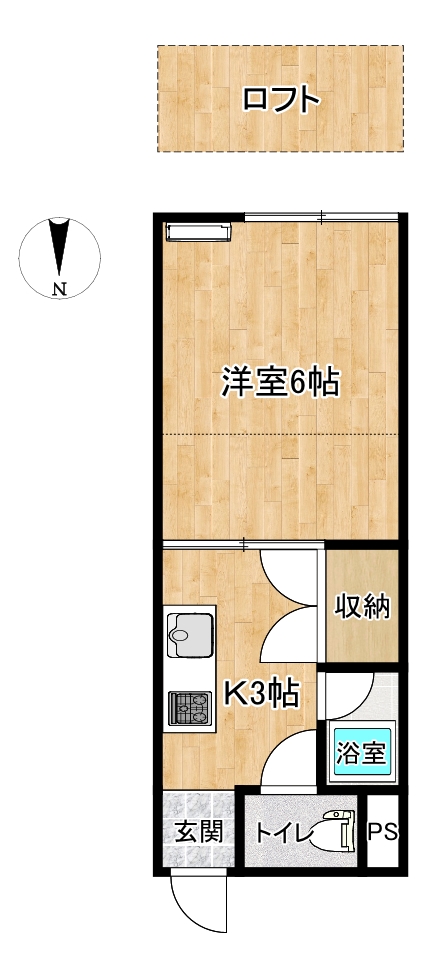 ツインズ東山Iの間取り