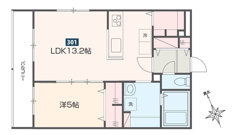 MELDIA是政の間取り