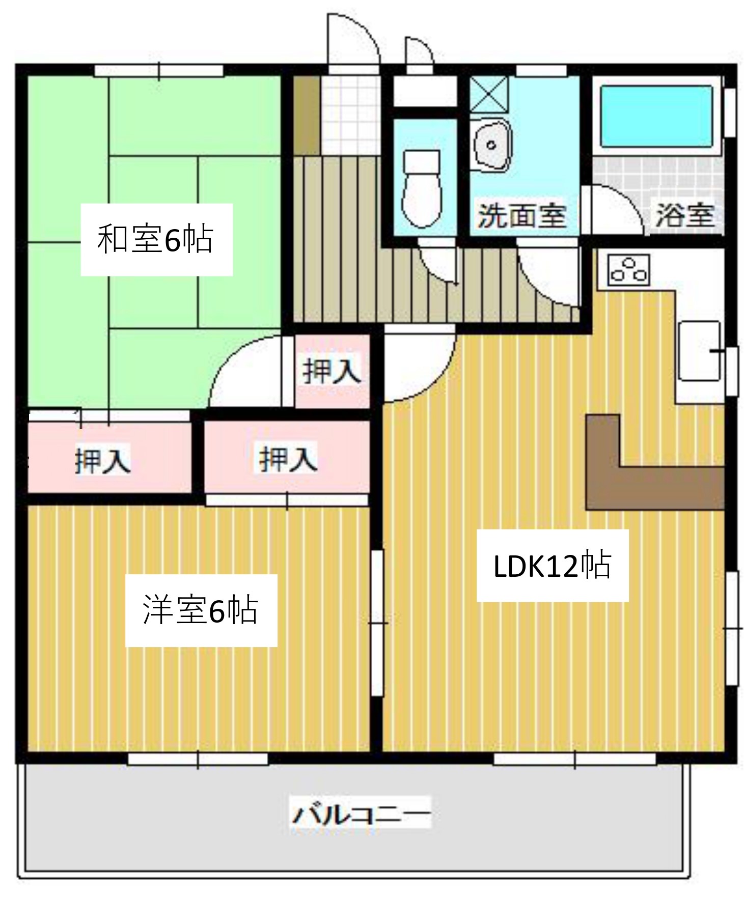 片川ハイツの間取り