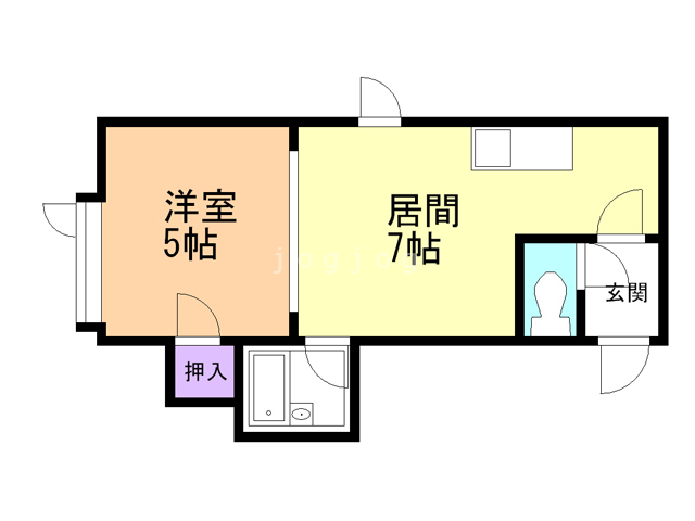 ロイヤルコート学園前の間取り