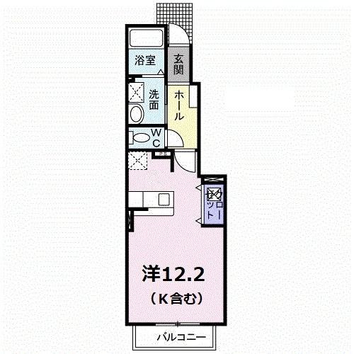 エクセラン別名II　Ａの間取り