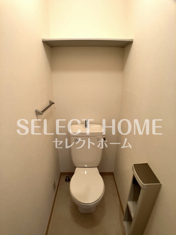 トイレ　ゆったりとした空間のトイレです