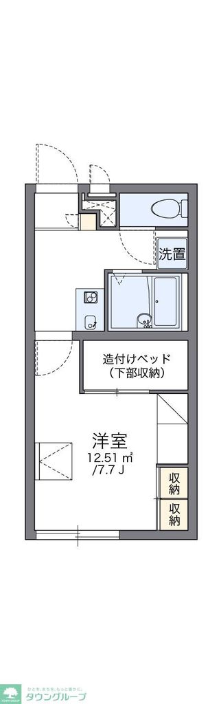 足立区本木東町のアパートの間取り