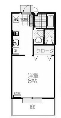 明石市太寺天王町のアパートの間取り