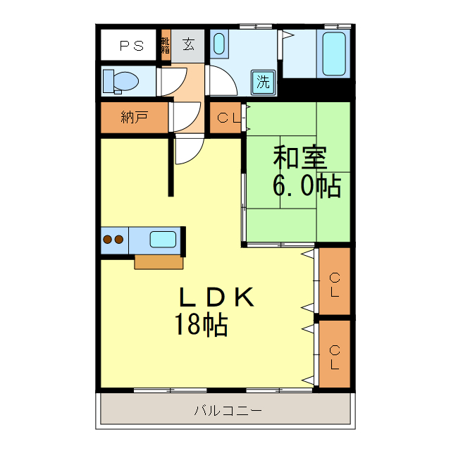 えだのマンションの間取り