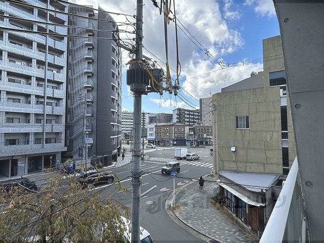 【京都市下京区材木町のマンションの眺望】