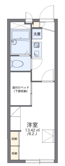 ヴィラ　ポラリスの間取り