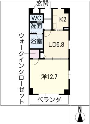 アドミール桜山の間取り