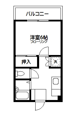 岡部マンションの間取り