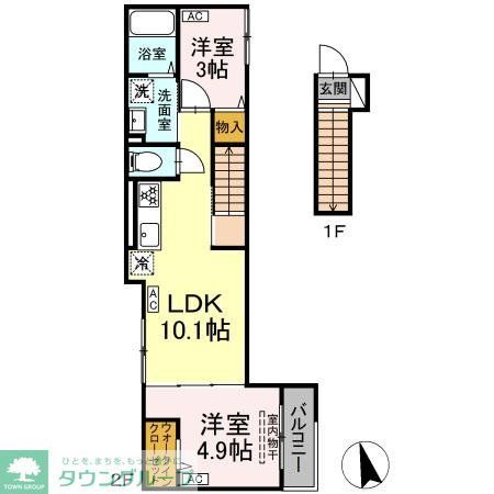 （仮）D-ROOM堀切５丁目の間取り