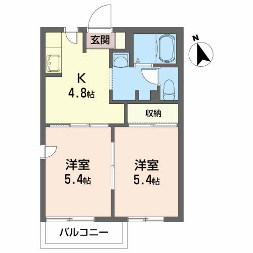 エンデバー三ツ割A（ＭＡＳＴ）の間取り