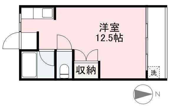 高松市浜ノ町のマンションの間取り