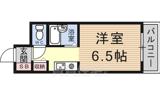 大津市神領のマンションの間取り