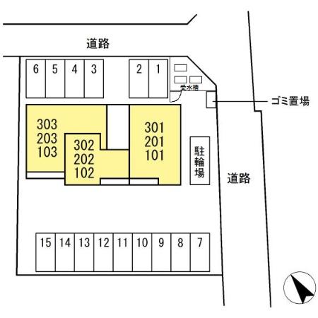 【chrysanthemum岐南（クリサンサマム岐南）のその他共有部分】