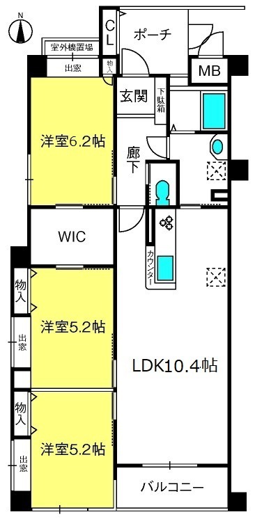 グラシアスの間取り