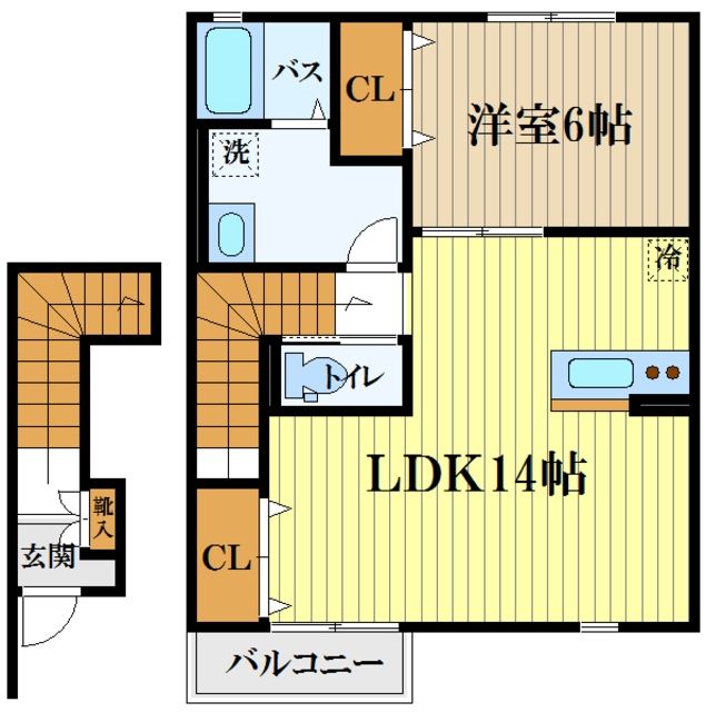 デュラカーサ　羽村IIの間取り