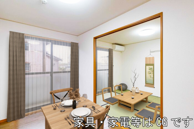 居室・リビング　１０５・ＤＫ＋和室　家具