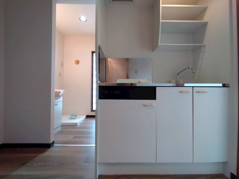 キッチン　コンロ付のキッチンです。