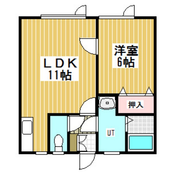アミーエ中島の間取り