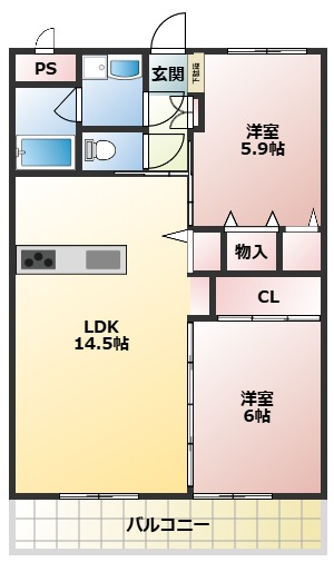 ナチューレ鴻巣の間取り