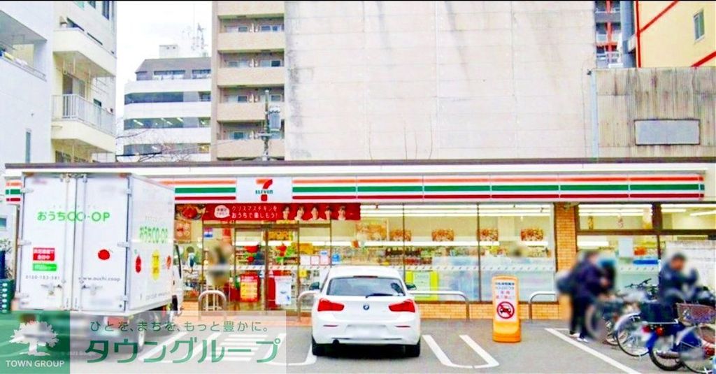 コンビニ　セブンイレブン平塚明石町店（コンビニ）まで210m