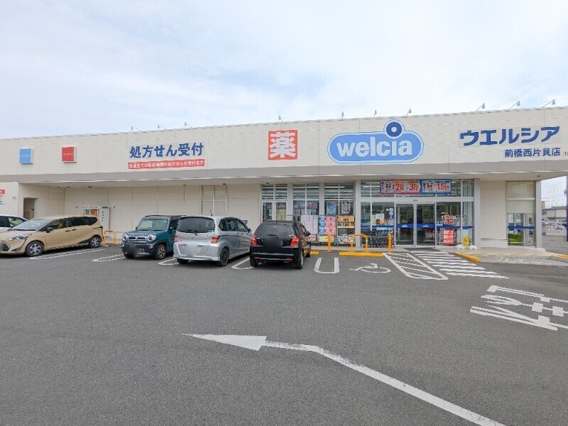 ドラックストア　ウエルシア前橋西片貝店（ドラッグストア）まで320m