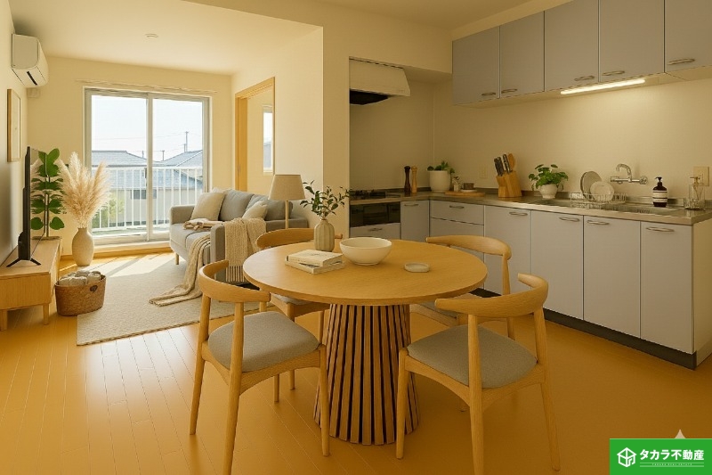 居室・リビング　写真は２０２号