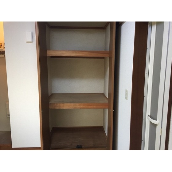 収納　収納のためのスペースです